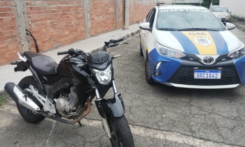 Moto roubada é recuperada em ação conjunta entre Guarda Municipal de Volta Redonda e Polícia Civil